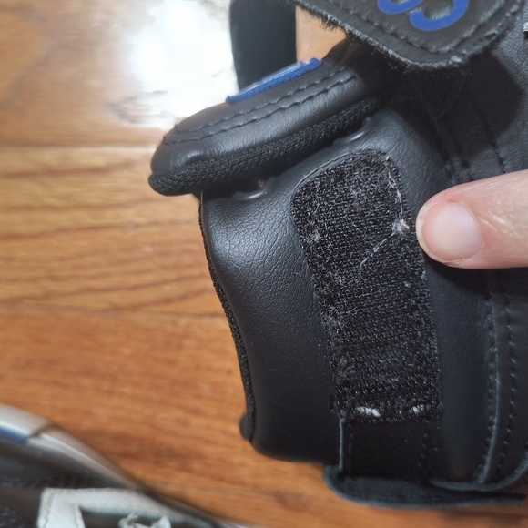 Converse All Star high top Velcro strap shoes, size children's 1.5 - Picture 10 of 12